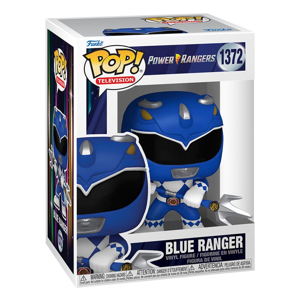 Power Rangers 30th POP! TV Vinyl Figur Blue Ranger 9 cm Funko