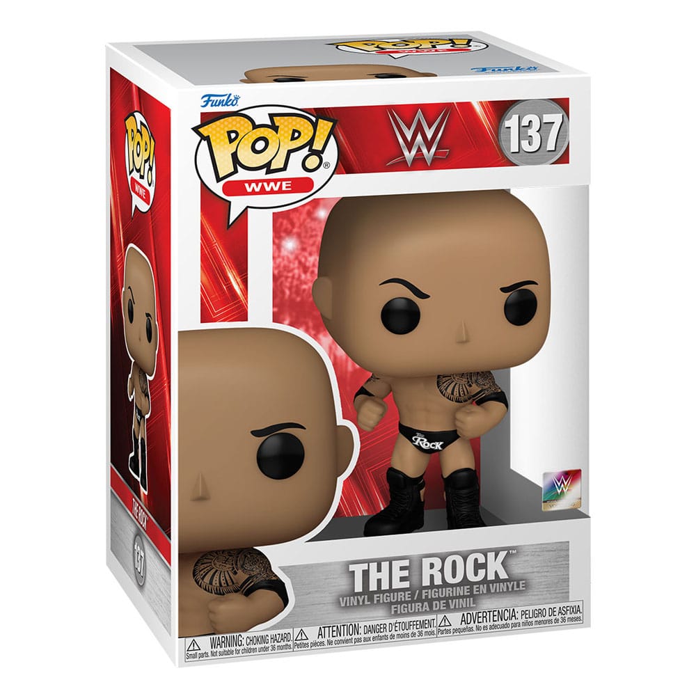 WWE POP! Figur The Rock (final) 9 cm Funko