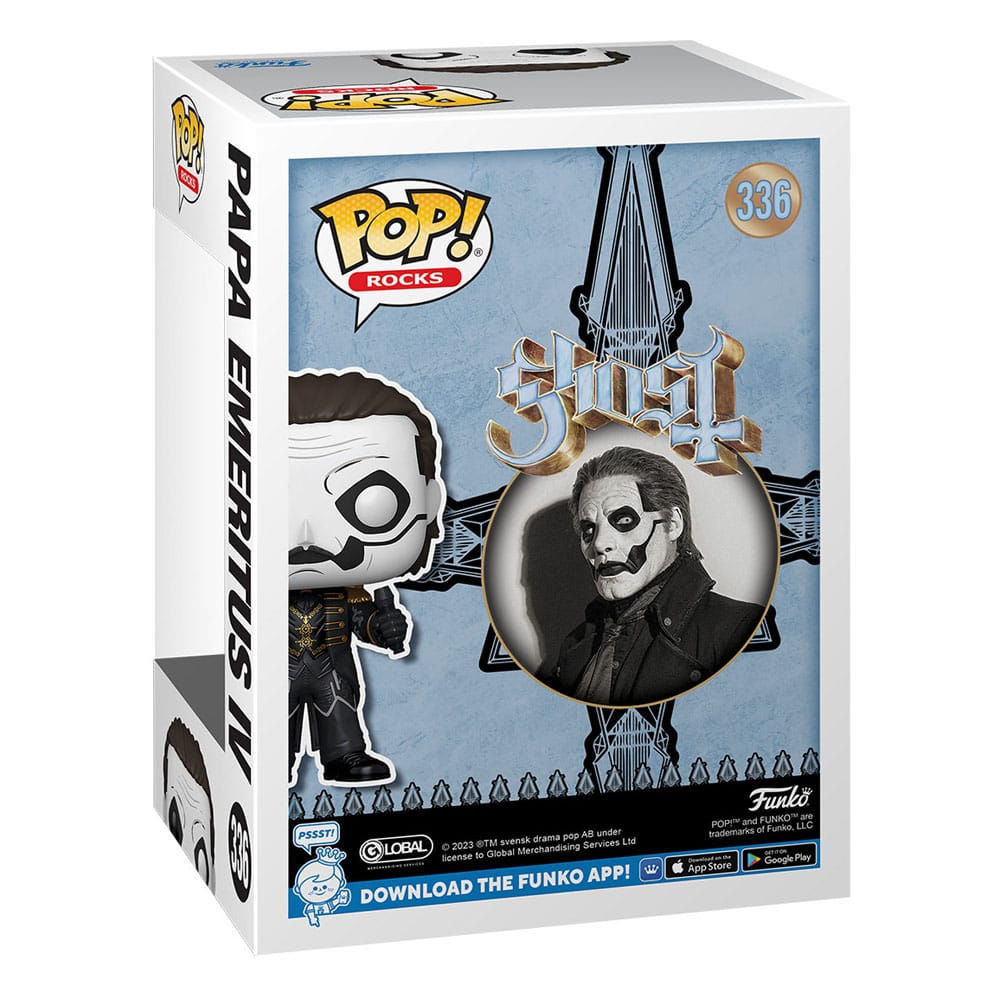 Ghost POP! Rocks Vinyl Figur Papa Emeritus IV 9 cm Funko