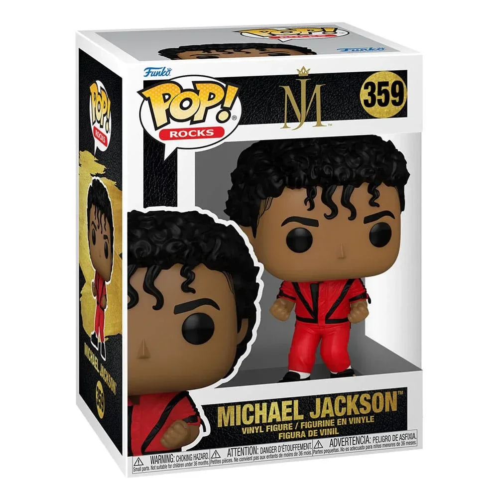 Michael Jackson POP! Rocks Vinyl Figur - Thriller 9 cm Funko