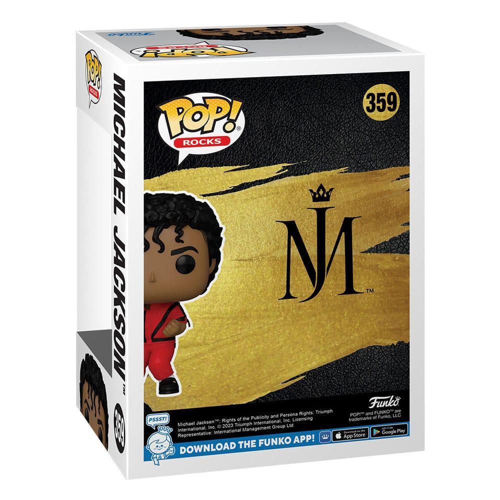 Michael Jackson POP! Rocks Vinyl Figur - Thriller 9 cm Funko