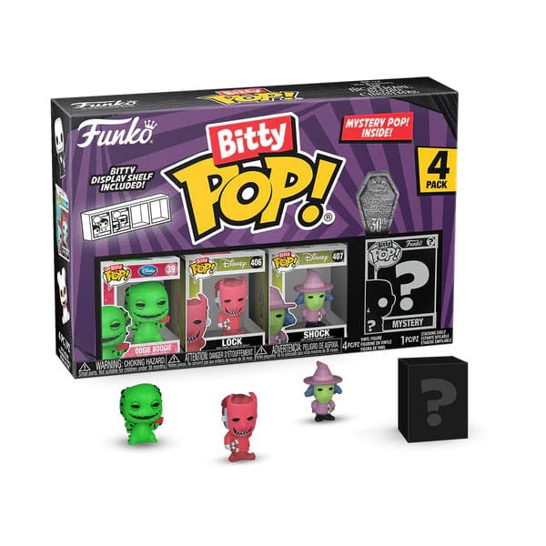 Maräng före jul Bitty POP! Figur 4-Pack Oogie Boogie 2,5 cm Funko