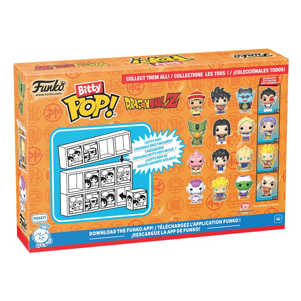 Dragon Ball Bitty POP! Vinyl Figur 4-Pack Serie 1 2,5 cm Funko