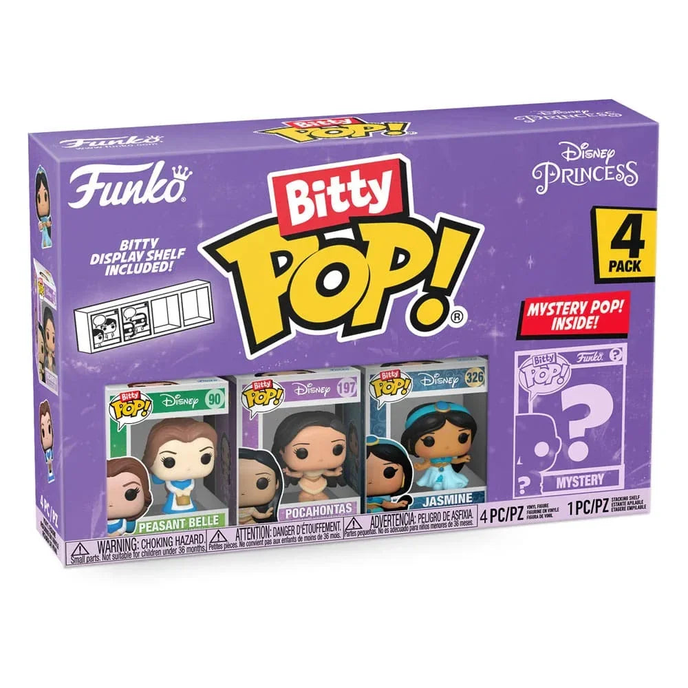Disney Princess Bitty POP! Vinyl Figur 4-Pack - Belle 2,5 cm Funko