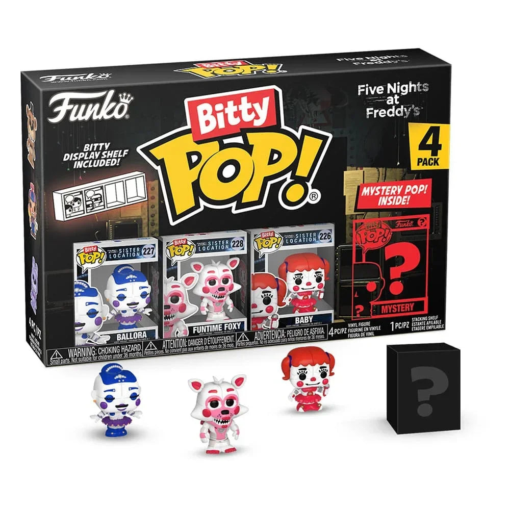 Five Nights at Freddy's Bitty POP! Vinyl Figure 4-Pack Ballora