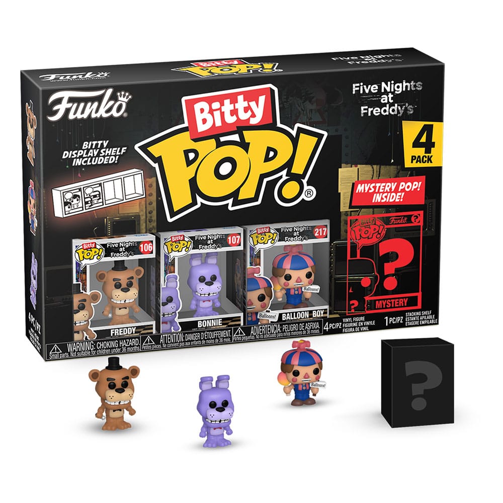 Five Nights at Freddy's Bitty POP! Figur 4-Pack Freddy 2,5 cm Funko
