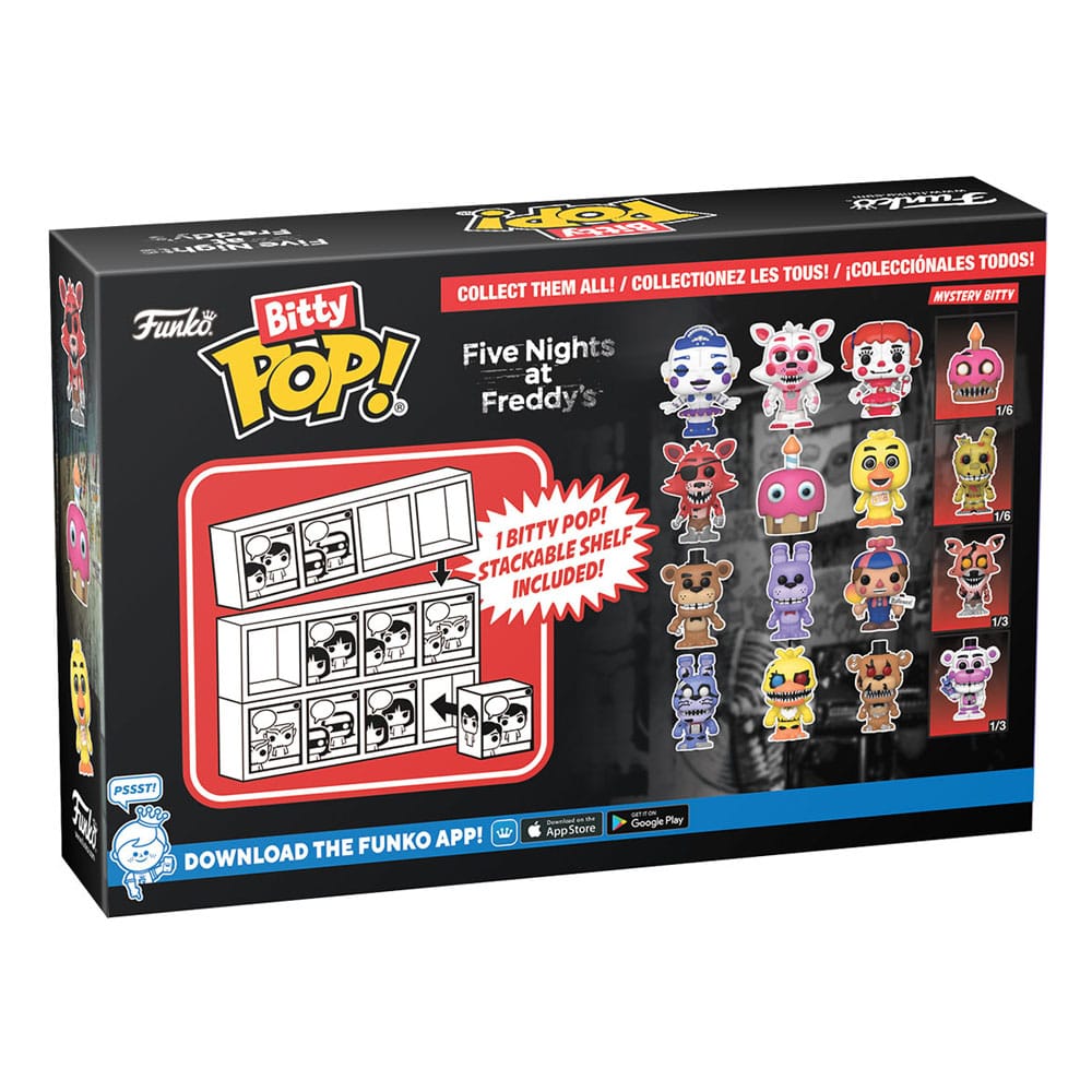 Five Nights at Freddy's Bitty POP! Figur 4-Pack Freddy 2,5 cm Funko