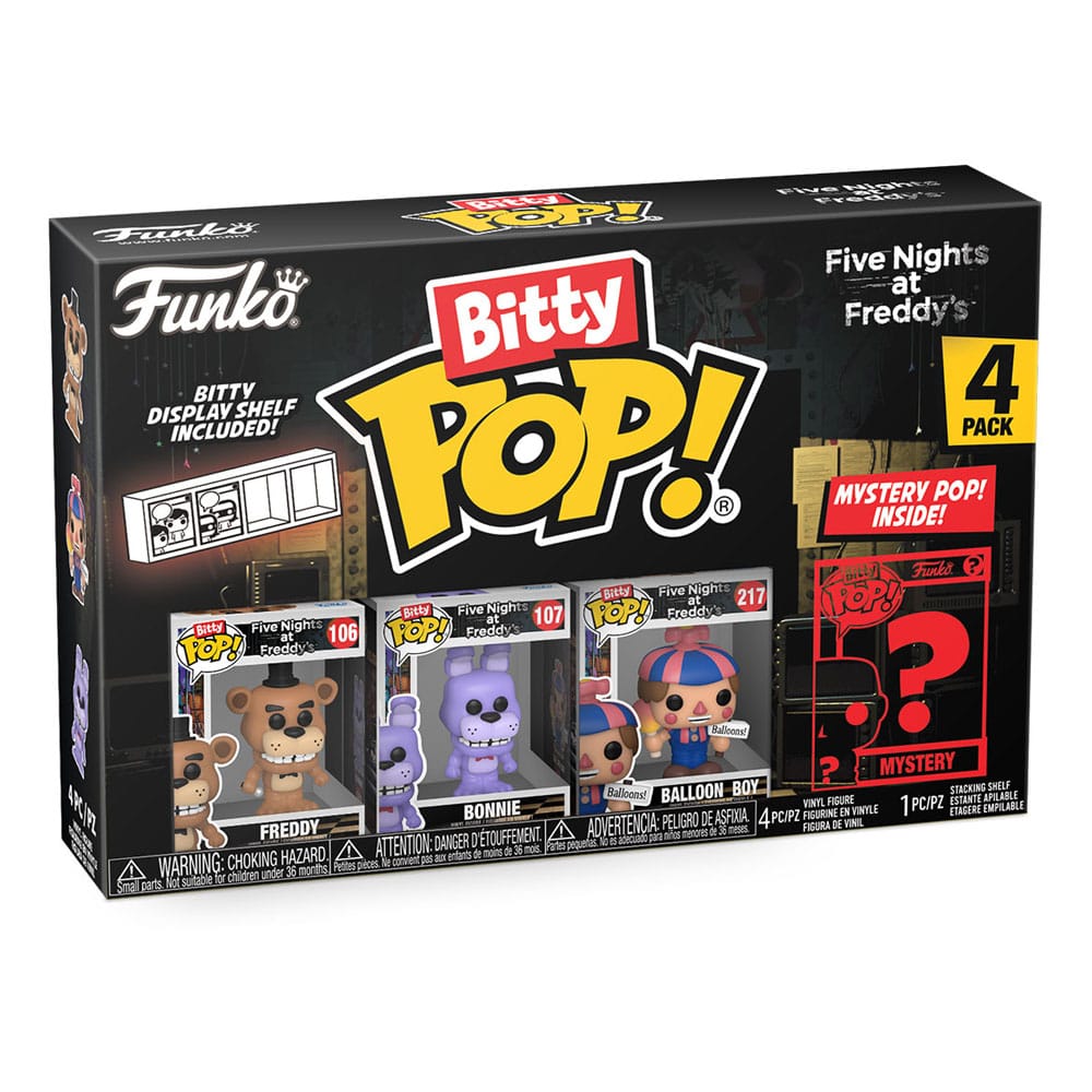 Five Nights at Freddy's Bitty POP! Figur 4-Pack Freddy 2,5 cm Funko