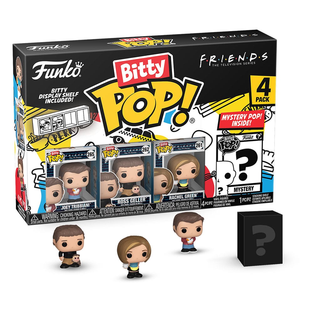 Friends Bitty POP! Vinyl Figur 4-Pack Joey – 2,5 cm Funko