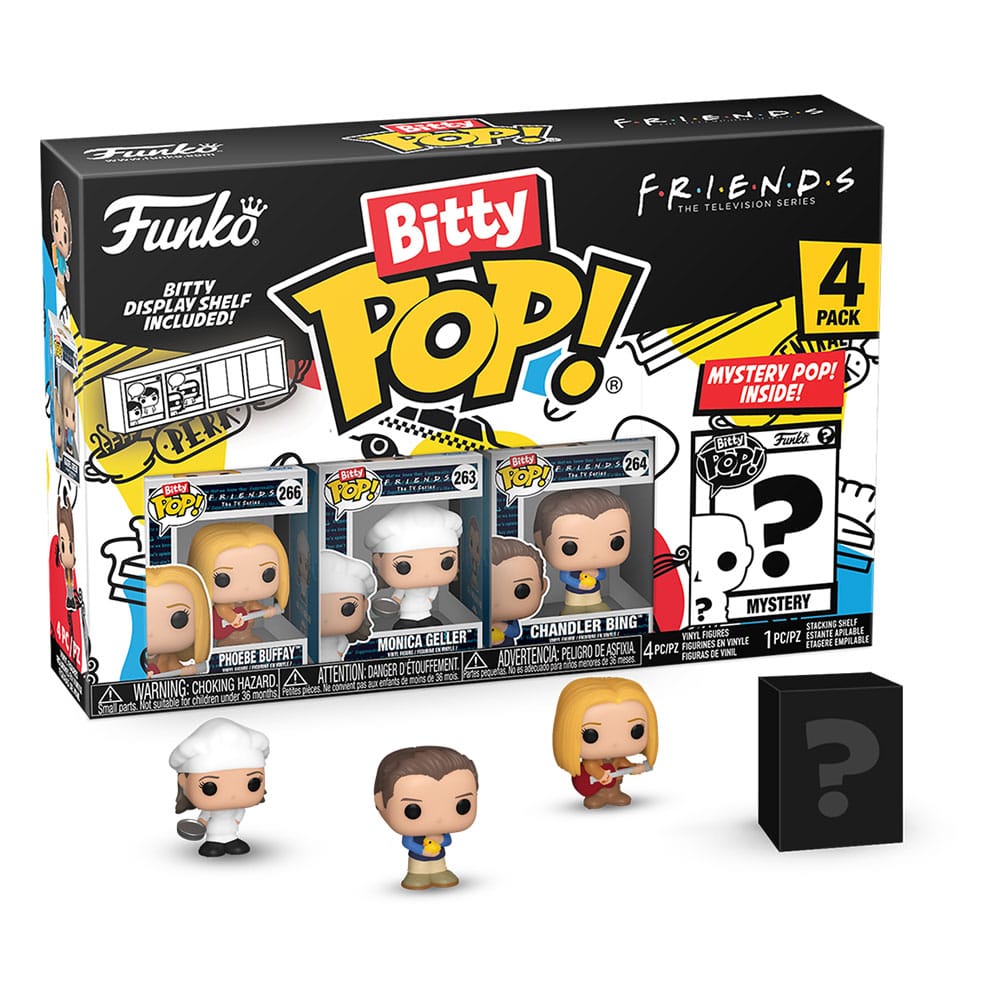 Friends Bitty POP! Figur 4-Pack Phoebe 2,5 cm Funko