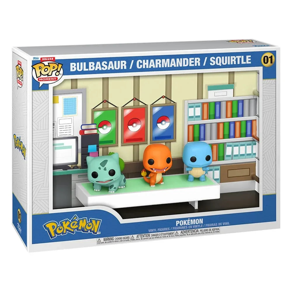 Pokémon POP Moments Deluxe Vinyl Figurer - Starters Funko