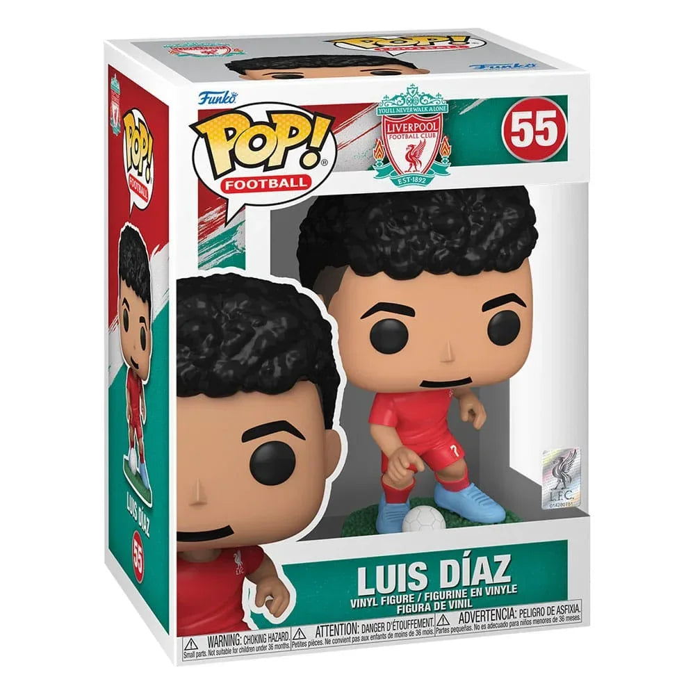 Liverpool F.C. POP! Football Figur Luis Díaz 9 cm - Samlarfigur Funko