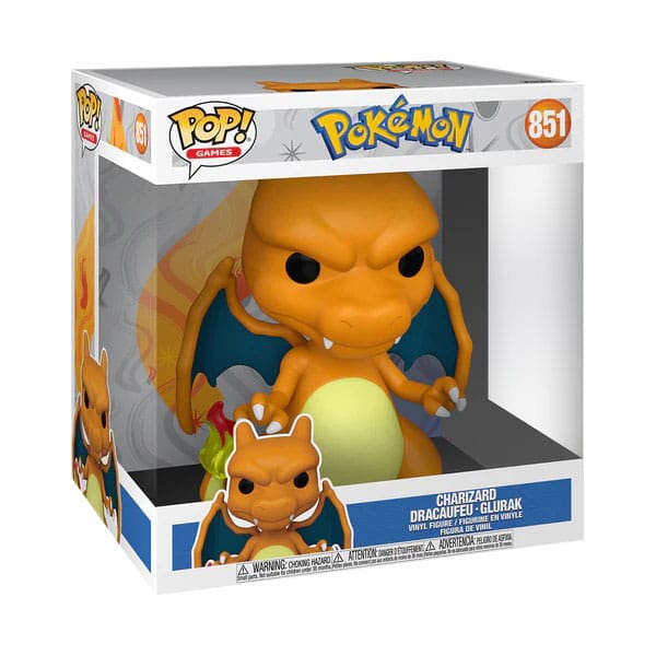 Pokemon Super Sized Jumbo POP! Vinyl Figur Charizard 25 cm Funko