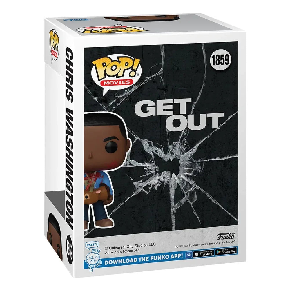 Jordan Peele POP! Movies Vinyl Figure Get Out - Chris Washington med Hjort Funko
