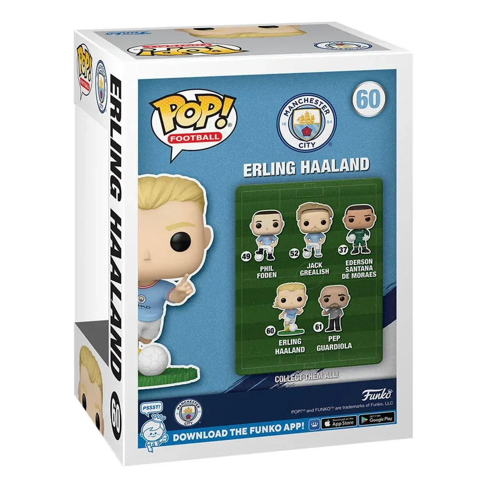 EFL POP! Fotboll Vinyl Figur ManCity - Erling Haaland 9 cm Funko
