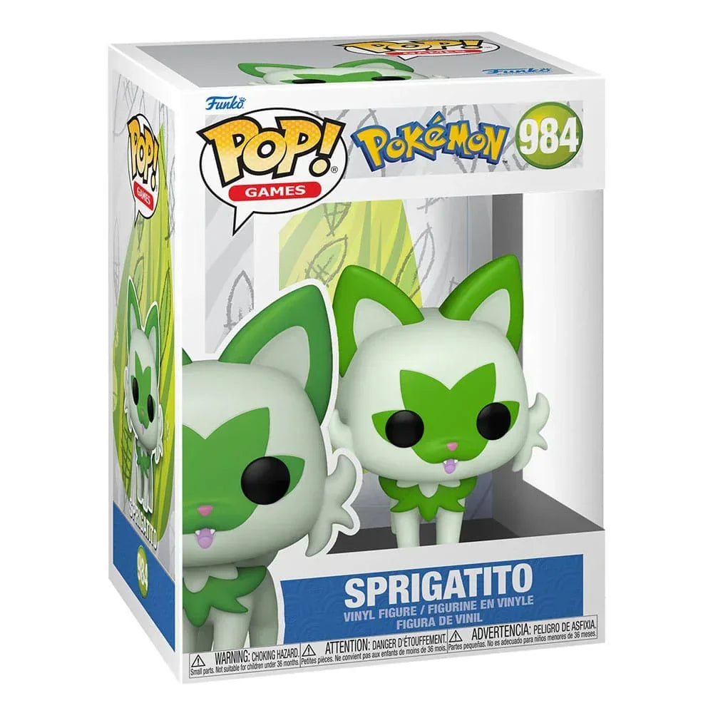 Pokemon POP! Games Figur Sprigatito (EMEA) 9 cm - Samlarfigur Funko