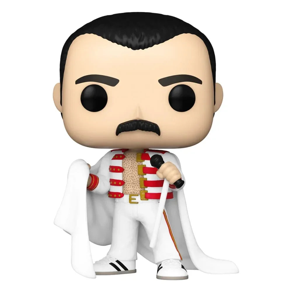 Queen POP! Rocks Figur Freddie Mercury med Cape 9 cm Funko