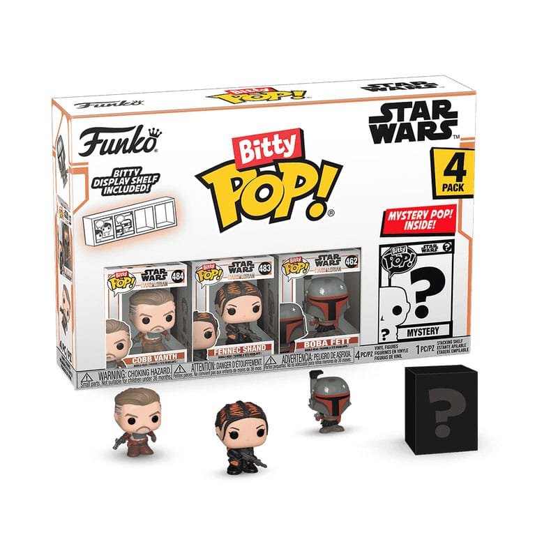 Star Wars: Mandalorian Bitty POP! Figur 4-Pack Marshal 2,5 cm Funko
