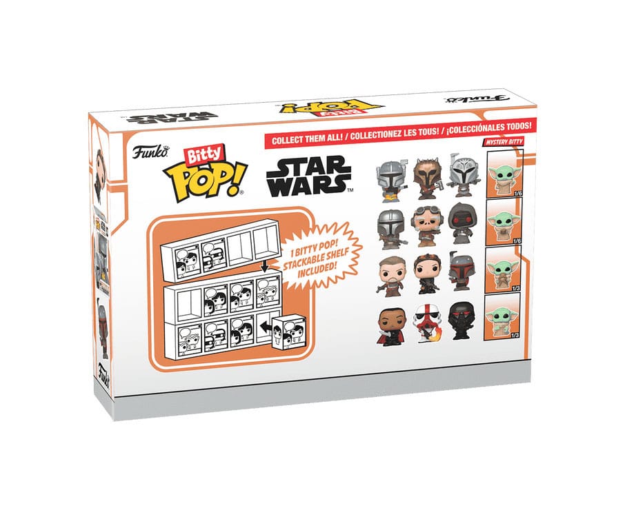 Star Wars: Mandalorian Bitty POP! Figur 4-Pack Marshal 2,5 cm Funko