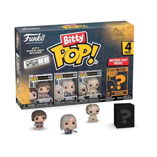 The Lord of the Rings Bitty POP! Figur 4-Pack Frodo 2,5 cm