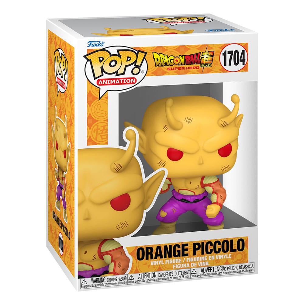 Dragon Ball Super: Super Hero POP! Vinylfigur Orange Piccolo 9 cm Funko