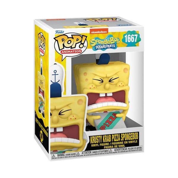 SpongeBob SquarePants 25-årsjubileum POP! Vinyl Figur SB med Pizza 9 cm Funko