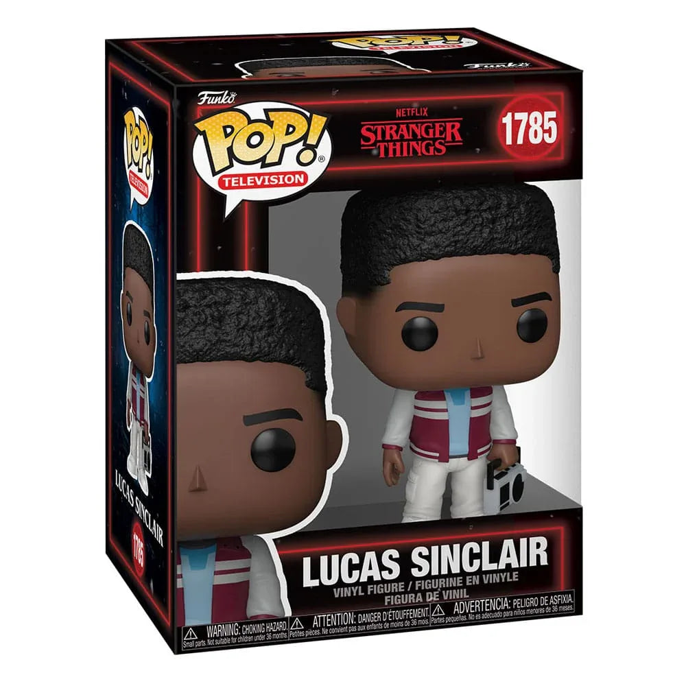 Stranger Things POP! Television Figur Lucas Sinclair med Boombox 9 cm Funko