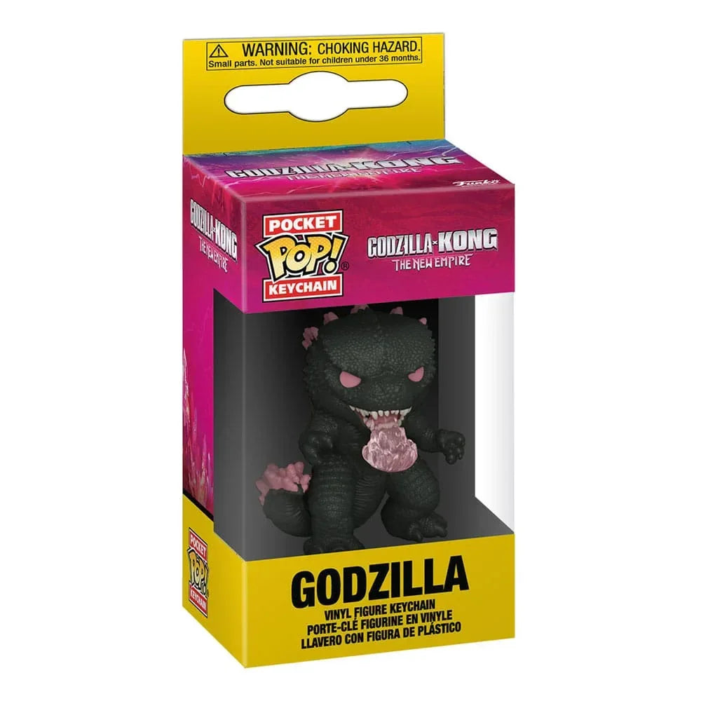 Godzilla vs. Kong 2 POP! Vinyl Nyckelrings - 4 cm Godzilla Display (12) Funko