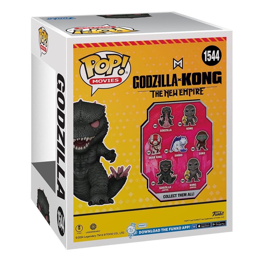 Godzilla vs Kong 2 Oversized POP! Vinyl Figur Godzilla 15 cm Funko
