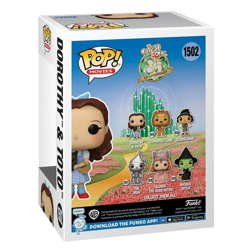 The Wizard of Oz POP! Vinylfigur Dorothy med Toto 9 cm Funko