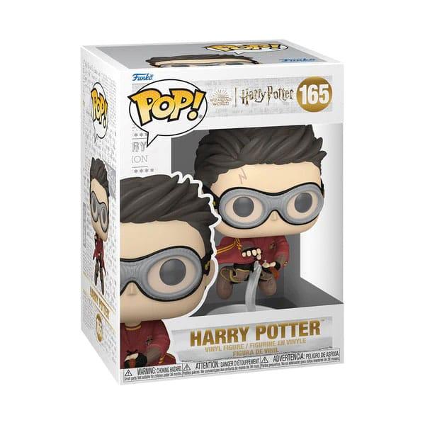 Harry Potter POP! Vinyl Figur Harry med Kvast (Quidditch) 9 cm Funko