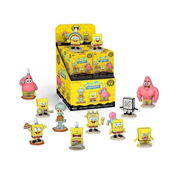 Svampbob Fyrkant Mini Actionfigurer 25-årsjubileum 5 cm Display (12) Funko