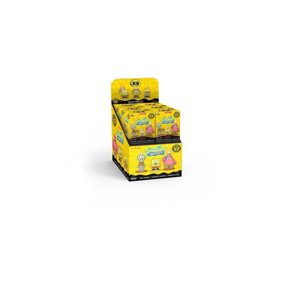 Svampbob Fyrkant Mini Actionfigurer 25-årsjubileum 5 cm Display (12) Funko