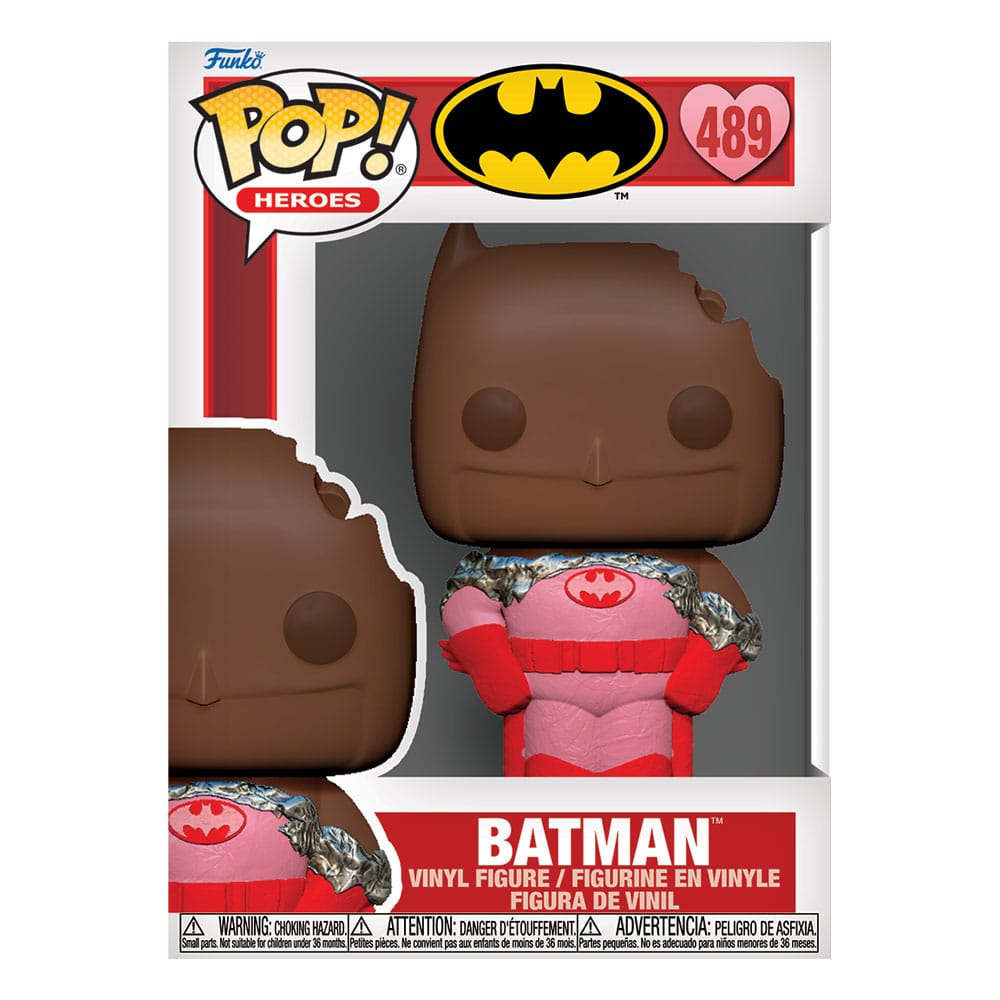 DC Valentines POP Heroes Figur Batman (Val Choc) 9 cm Funko