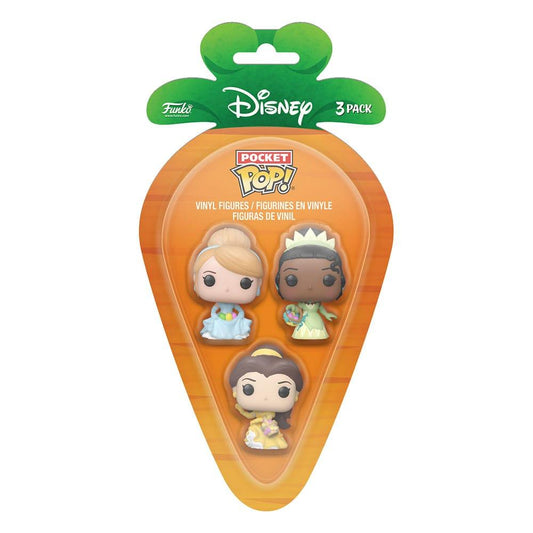 Disney Pocket POP Actionfigur 3-Pack Disney Princess C/B/T 4 cm