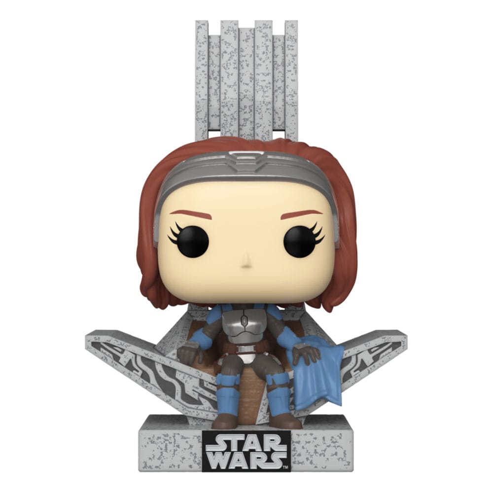 Star Wars: The Mandalorian POP! Deluxe Vinyl Figur Bo Katan med Tron 9 cm Funko