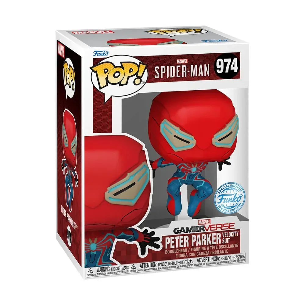 Spider-Man 2 POP! Vinyl Figur Velocity Suit 9 cm Funko