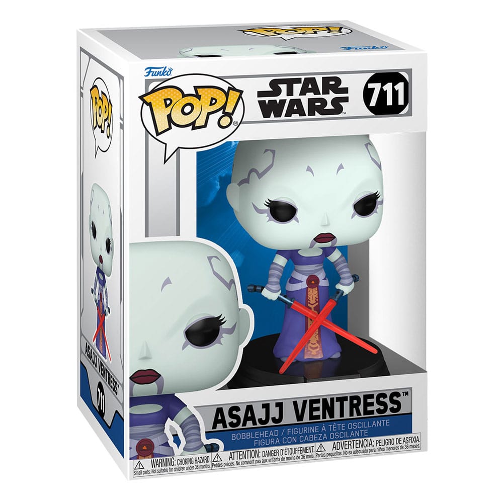 Star Wars POP! Vinyl Bobblehead Figur Asajj Ventress - 9 cm Funko
