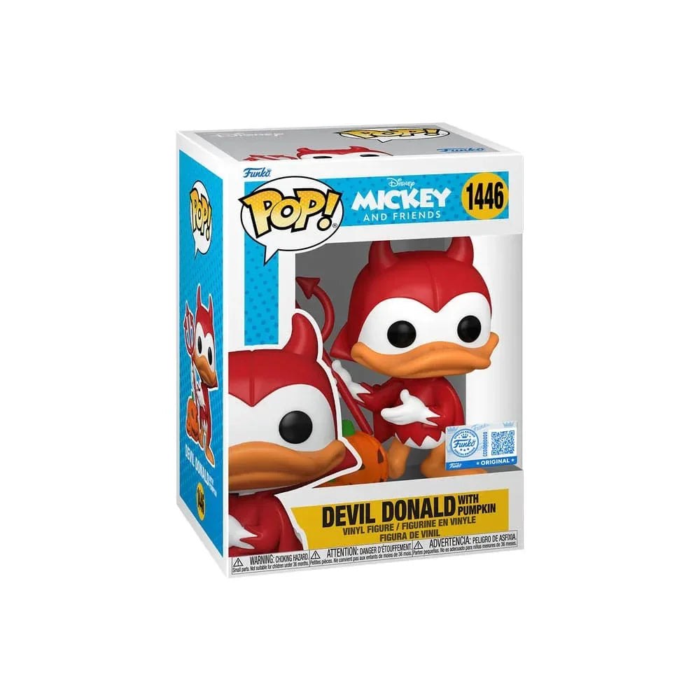 Pop! Disney: Devil Donald med Blacklight Chase Asst. (6) Funko