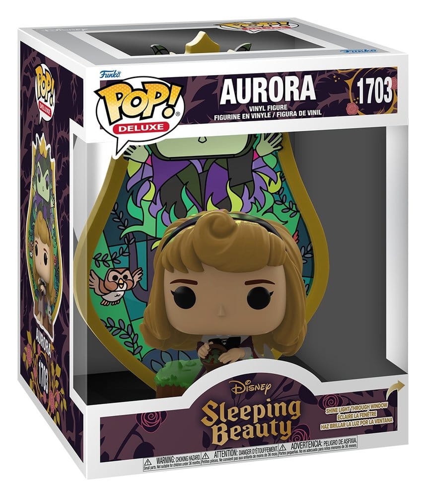 Disney POP! Deluxe Figur Aurora(Glass) 9 cm Funko