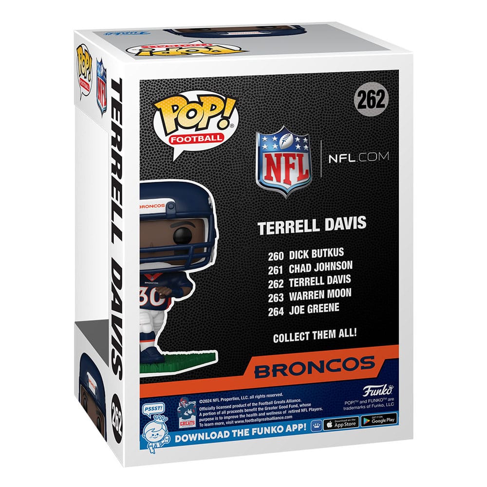 NFL Legends Terrell Davis POP! Vinyl Figur Funko