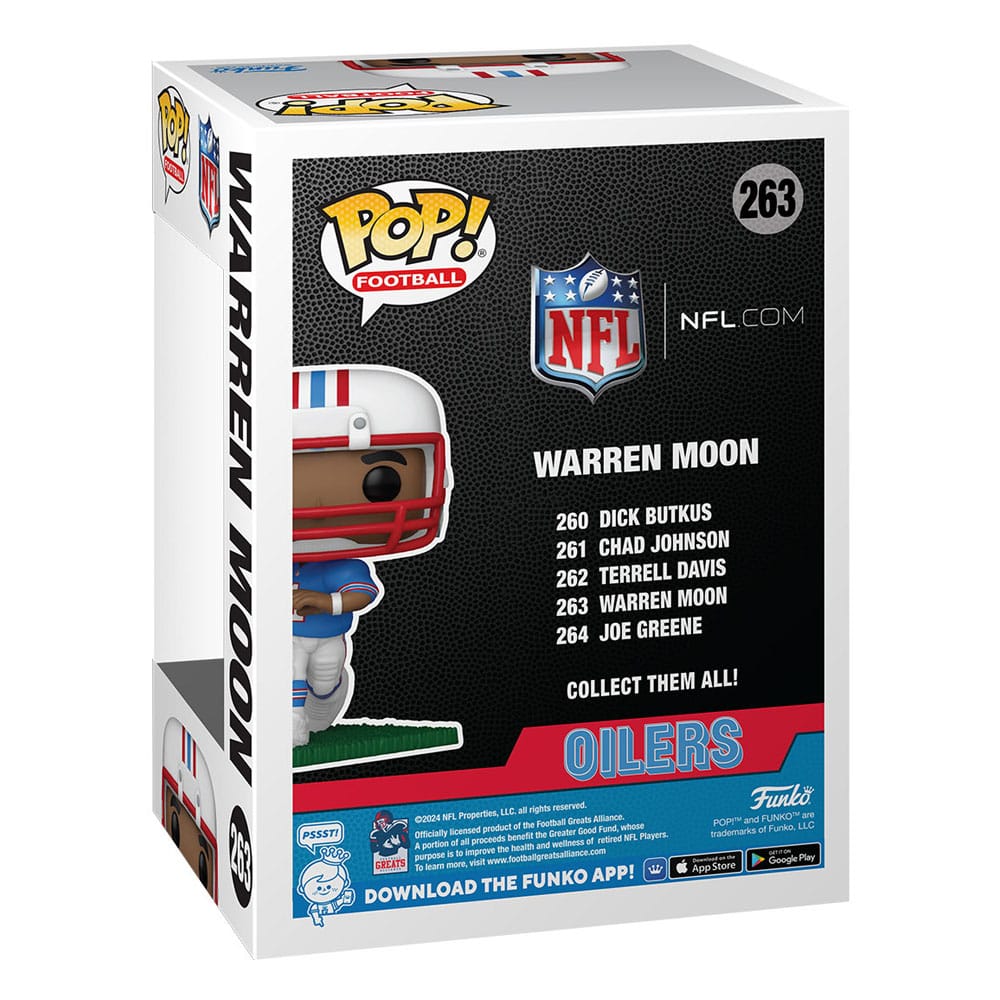 NFL Legends Warren Moon POP! Vinyl Figur 9 cm Funko