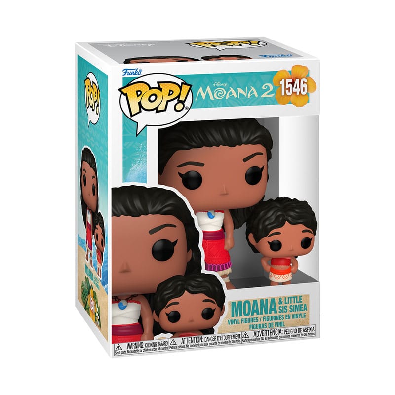 Moana 2 POP! & Buddy Vinyl Figure - Moana & Little Sis 9 cm Funko
