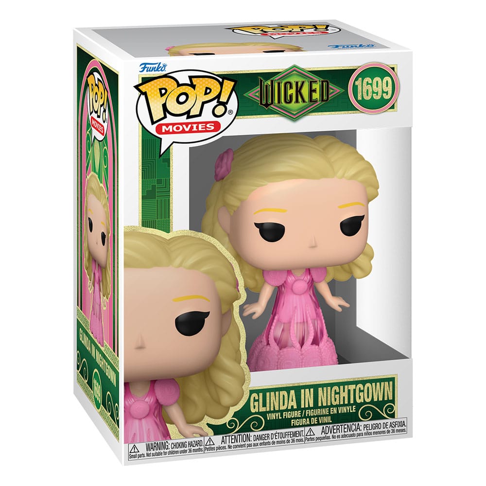 Wicked POP Movies Figur Glinda (Nattklänning) 9 cm Funko