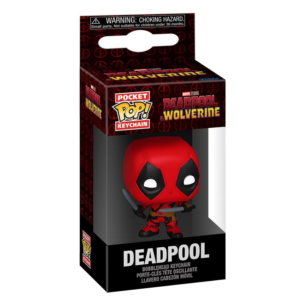 Deadpool 3 POP! Vinyl Nyckelringar 4 cm Funko