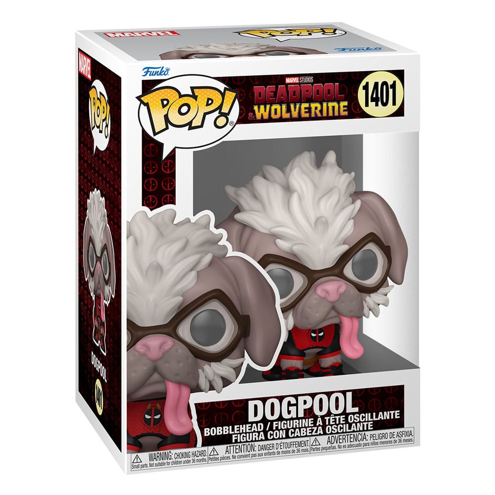Deadpool 3 POP! Vinylfigur Dogpool 9 cm – Samlarobjekt för Fans Funko