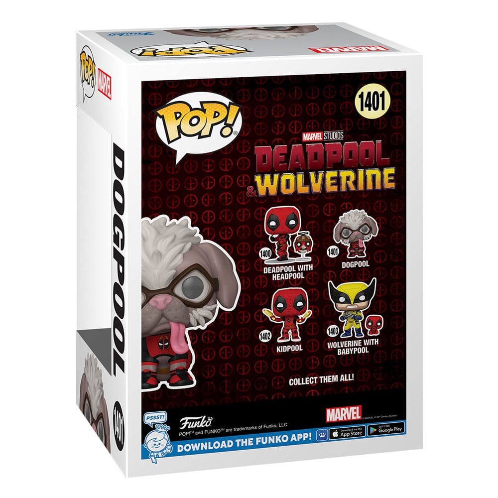 Deadpool 3 POP! Vinylfigur Dogpool 9 cm – Samlarobjekt för Fans Funko