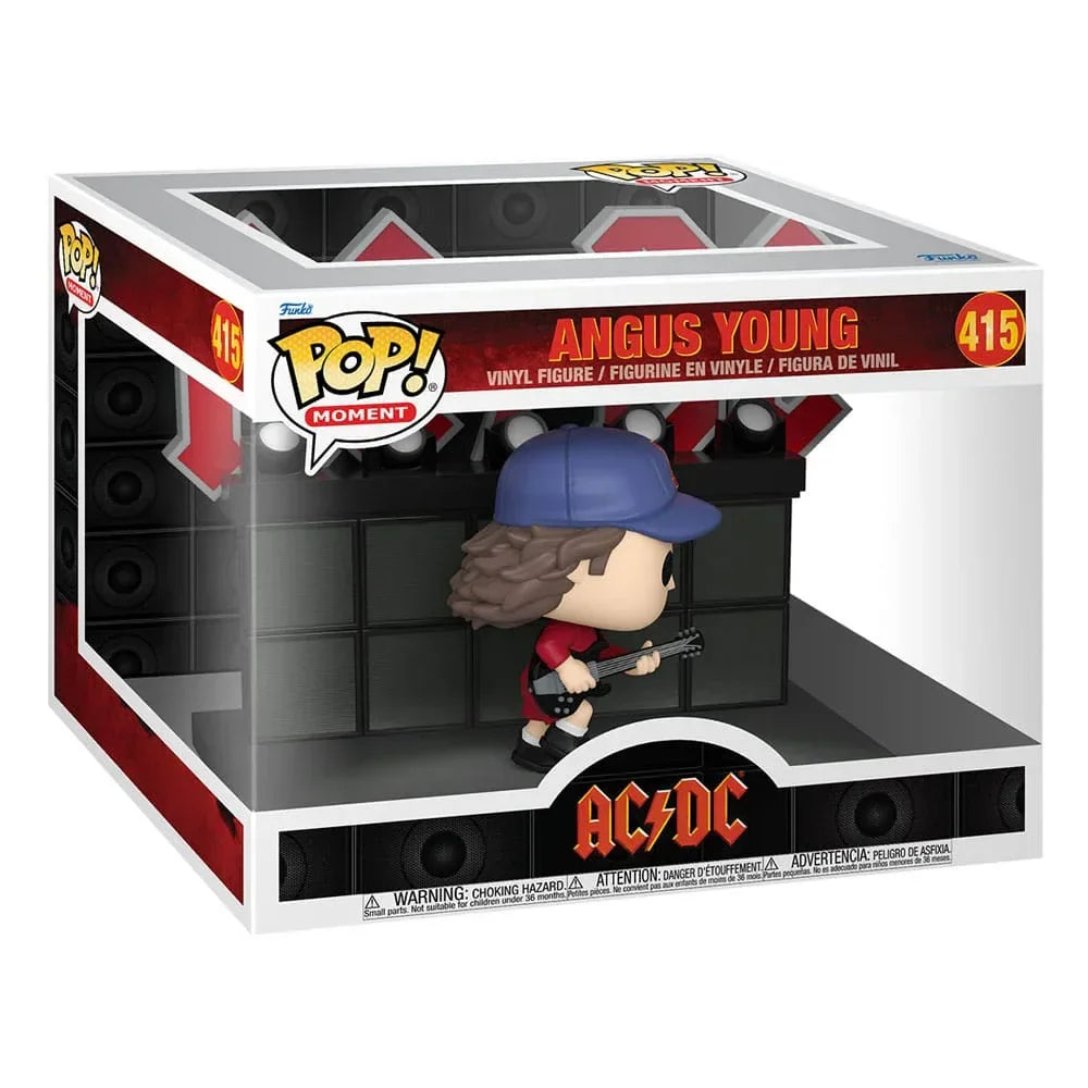 AC/DC POP Moments Vinyl Figur - Angus Young (Dansande) 9 cm Funko