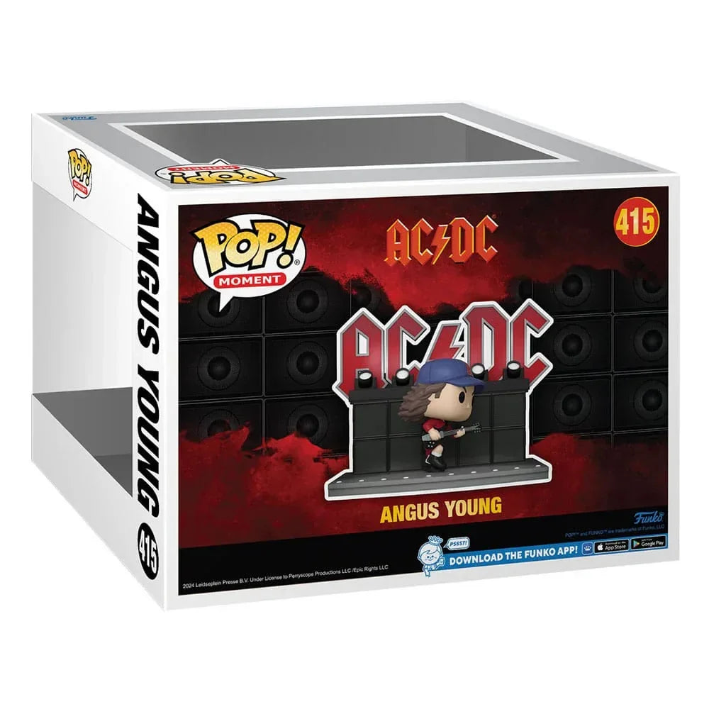 AC/DC POP Moments Vinyl Figur - Angus Young (Dansande) 9 cm Funko
