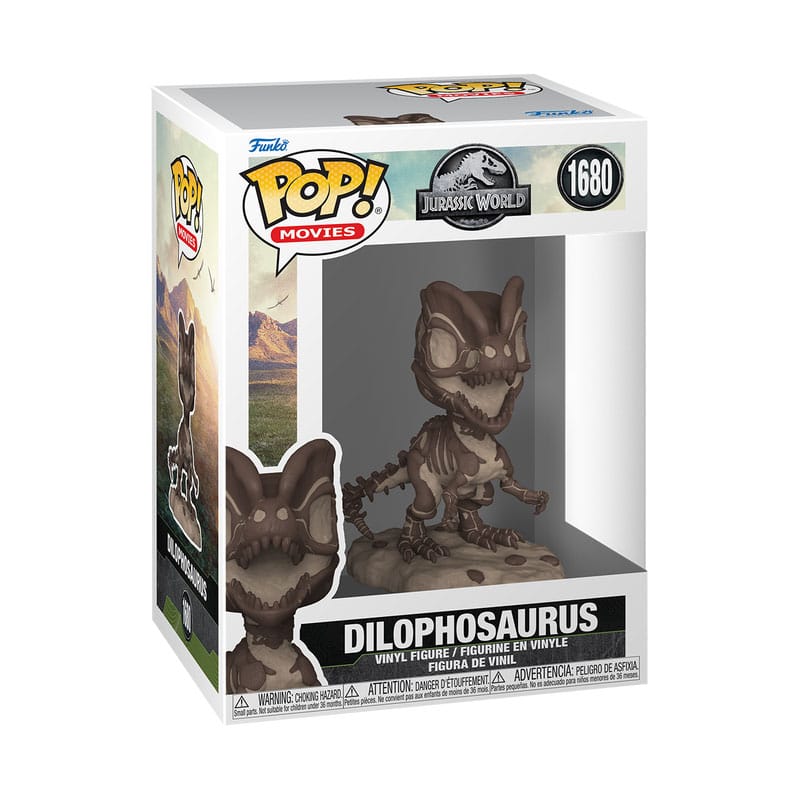 Jurassic Park Fossil Dilophosaurus POP! Vinyl Figur 9 cm Funko